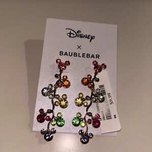 NWT Disney Christmas Lights Mikey Mouse Earrings 🏰💖